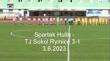 Ligové utkání mužů Spartak Hulín - Rymice 3 : 1